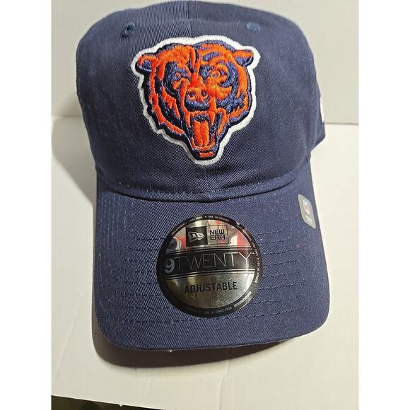 Chicago Bears New Era NFL Core Classic 9TWENTY Adjustable Hat~Blue/Orange NFL - Picture 1 of 10